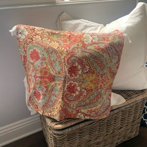 Three 24 inch Pottery Barn Paisley Pillow Cases